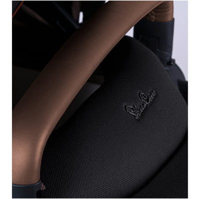 Carrinho Silver Cross Wave 3 Completo Assento + Moisés + Assento Tandem - Licorice - Detalhes luxuosos