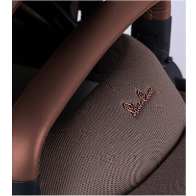 Carrinho Silver Cross Wave 3 Completo Assento + Moisés + Assento Tandem - Caramelo - Detalhes luxuosos
